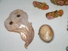 Gorgeous 10Pc VINTAGE & STERLING SILVER JEWELRY LOT Weiss~Cameo~925 JCM~Japan — photo 6
