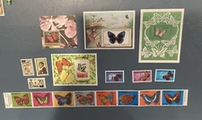 Butterflies On Stamps - Paraguay & Grenada Mnh Plus CTO SS 8-9-23-03