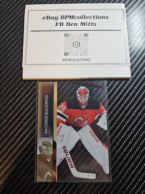 2021-22 Upper Deck Series 1 Clearcut Exclusives   - 107 Mackenzie Blackwood NJD