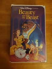 Walt Disney  s Beauty And The Beast 1325 Rare  VHS 1992 Black Diamond Classic