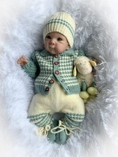BABY KNITTING PATTERNS DK 92 DEVON BABY OR REBORN DOLLS PRECIOUS NEWBORN KNITS