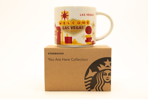 Starbucks Collectible city Las Vegas Mug You are Here discontinued 14 oz - 第 1/4 張圖片