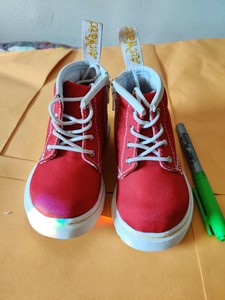 white canvas doc martens