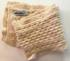 Aran Crafts 100 wool irish cable knit sweater scarf