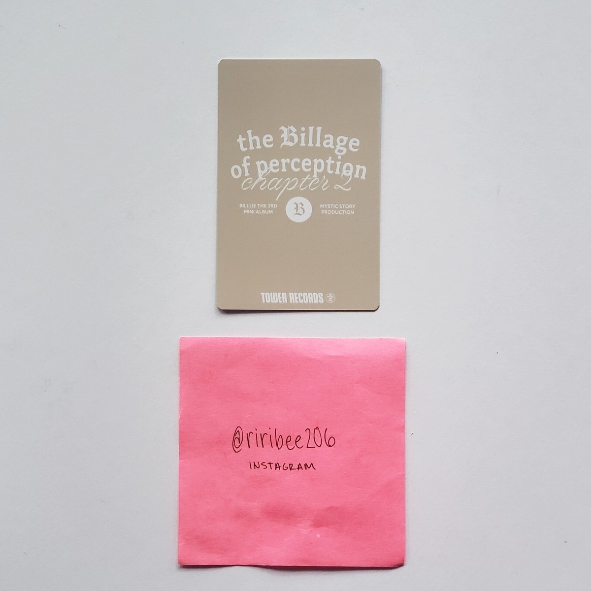 billlie tbop: chapter two tower records pre-order benefit