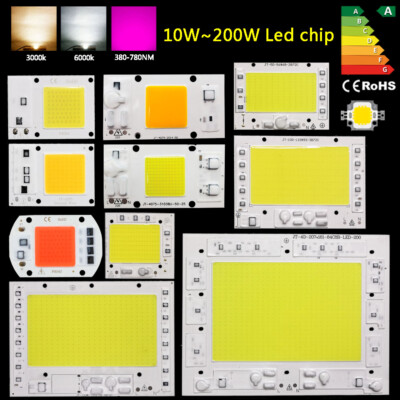 LED Chip COB flutlicht Spektrum Lichter 10W 20W 30W 50W 100W 150W 200W Watt 230V