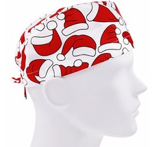 Mens surgical caps, scrub cap, scrub hat, christmas scrub hats men