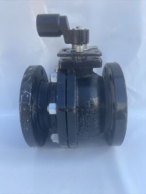 Apollo 6PLF Series Lead Free 4'' Cast Iron Class 125 Flanged Ball Valve