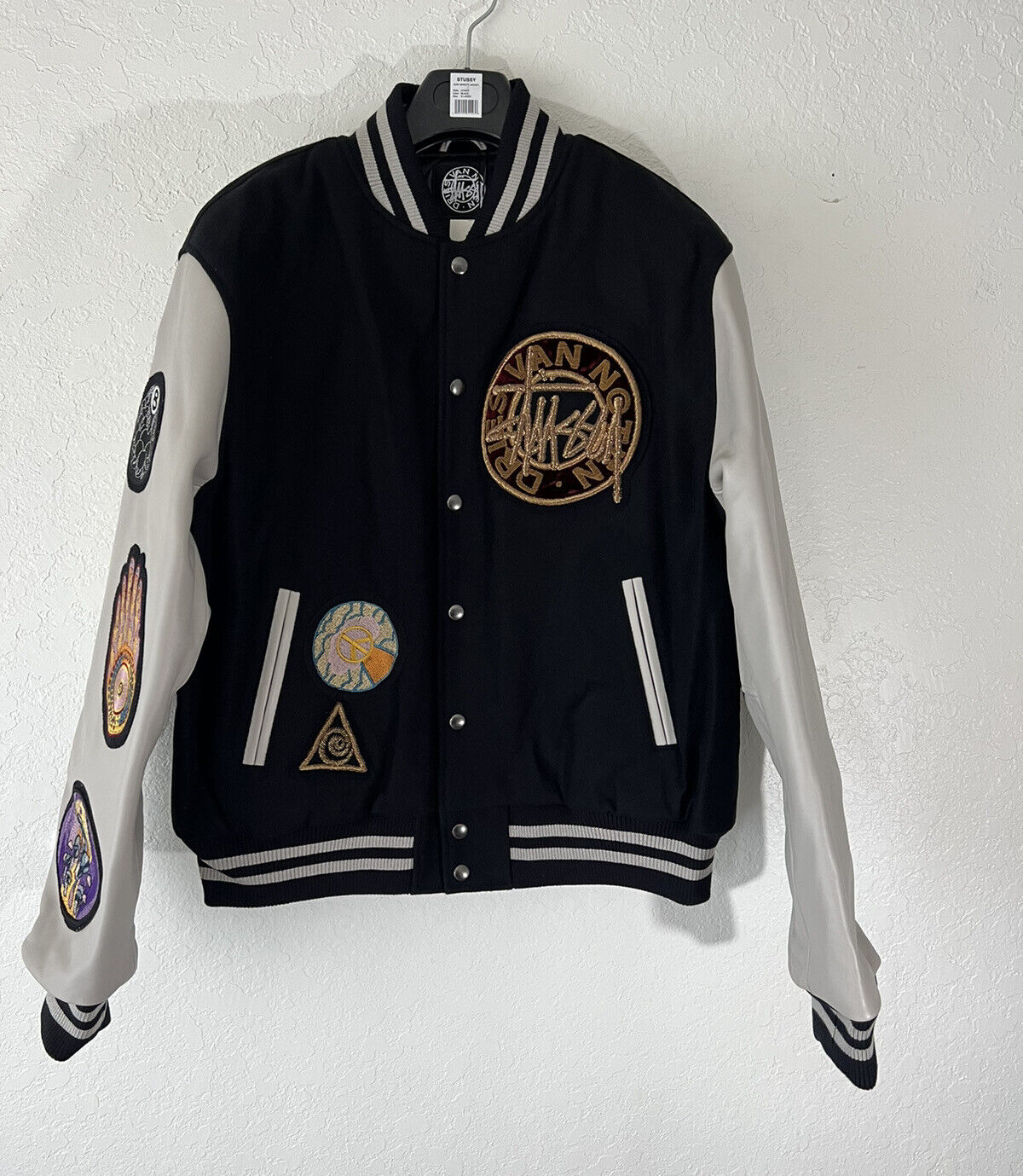 Stussy x Dries Van Noten Varsity Jacket size XL BRAND NEW DS | eBay