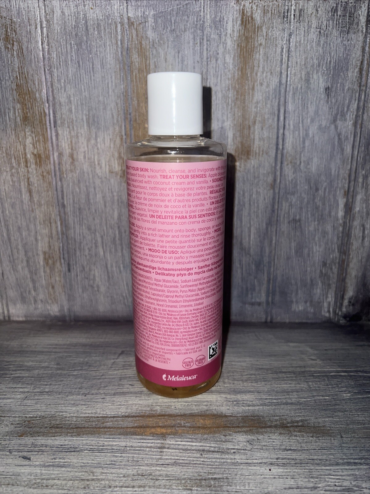 Affinia Apple Blossom & Lily Plant Based Body Cleanser Melaleuca 8 fl oz / 237mL INSTITUTO