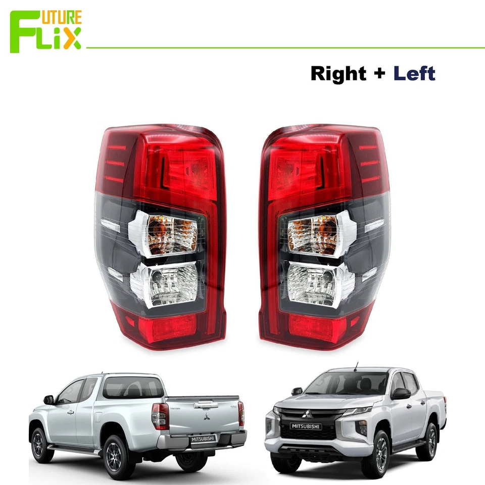 For Mitsubishi L200 2019-24 Pair Rear Right Left Led Tail Light Back Brake Lamp - Image 2 of 4