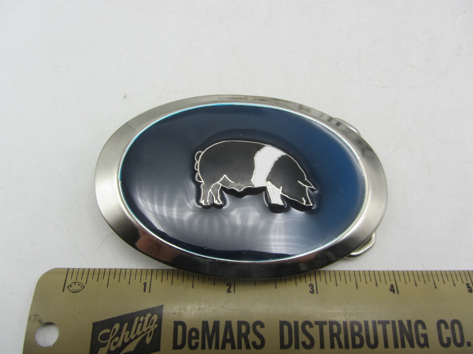 pig belt buckle