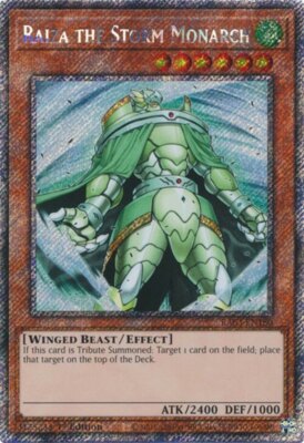 Yugioh! Raiza the Storm Monarch - RA03-EN180 - Platinum Secret Rare - 1st Editio
