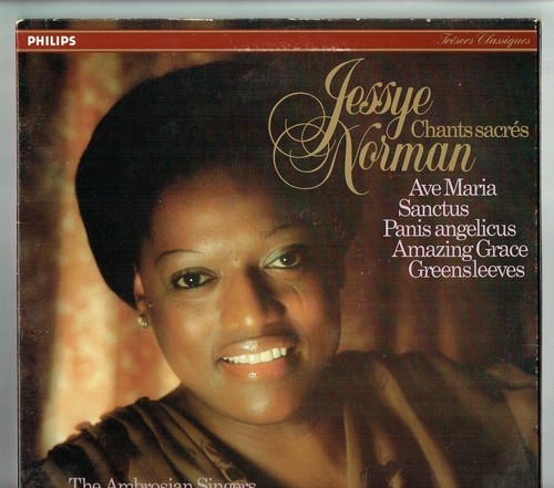 33T Jessye NORMAN Vinyle LP 12" CHANTS SACRES -AVE MARIA Schubert PHILIPS 412085 - Foto 1 di 6