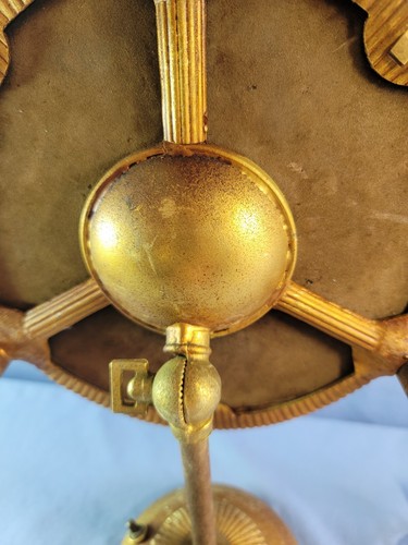 Soporte de espejo redondo de tocador de maquillaje vintage decoración rara con luces - Imagen 6 de 12