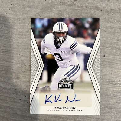 2014 Leaf Draft - Autographs #A-KVN Kyle Van Noy RC BYU Baltimore Ravens
