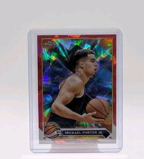 2023-24 Topps Chrome Sapphire Michael Porter Jr #137 RED 1/5 eBay 1/1