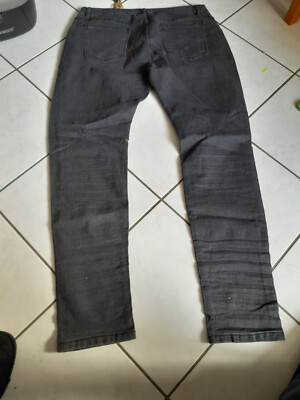 Ringspun Herren Jeans in schwarz - zerissen used Style in 38/32 Neu mit Etikett!