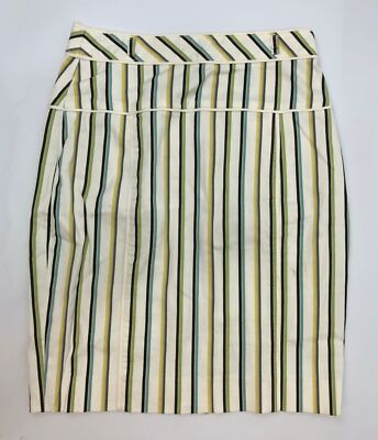 Express Design Studio Striped Pencil Skirt Multicolor Women's Size