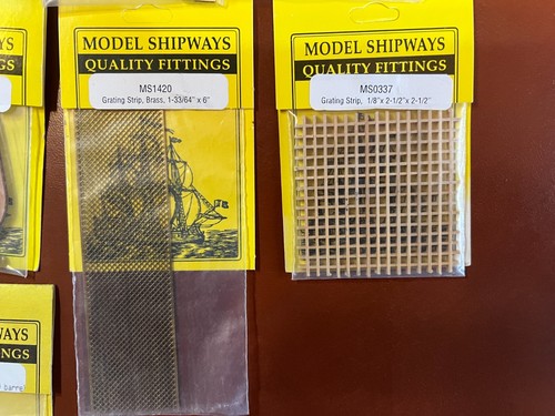 Lot of ten (10) Model Shipways and Steingraeber Ship fittings - Picture 4 of 6