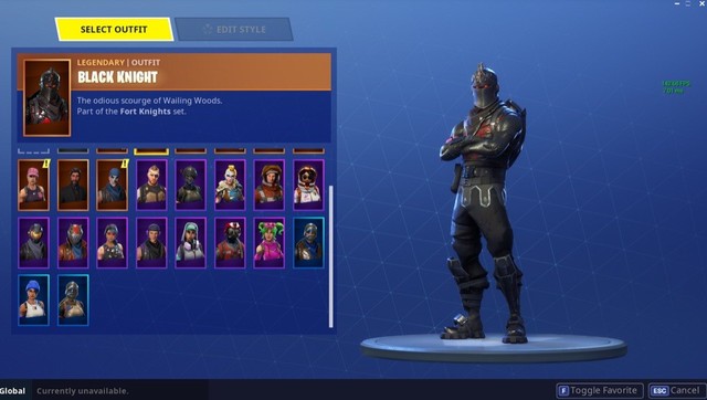 Fortnite Account Black Knight And Mako Glider All Seasons Battle - fortnite account black night mako glider og
