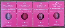 LOT OF 4 - SOLEMATES COBBLER'S COUTURE BLISTER BLOCKER ANTI-FRICTION BALM 0.15oz