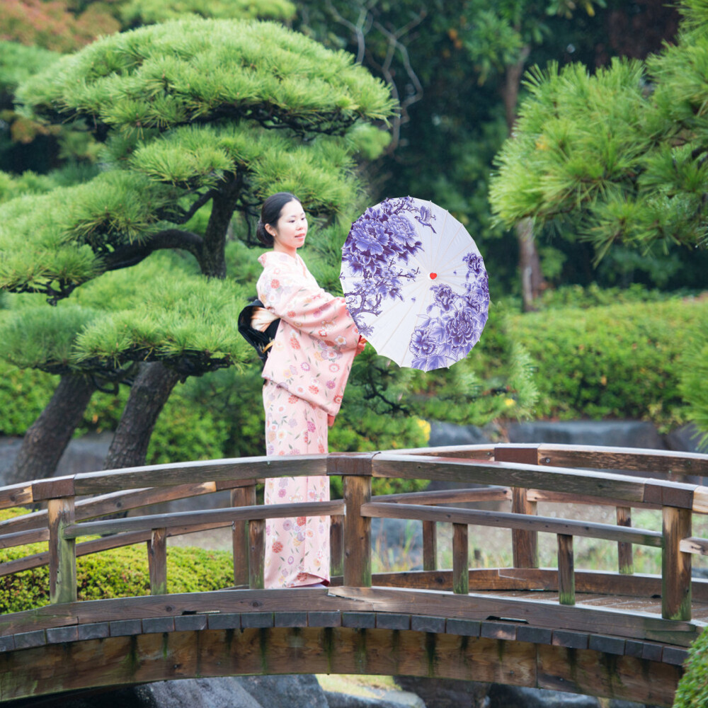 Waterproof Umbrella Wind Resistant Shade Oil Paper Parasol Photography