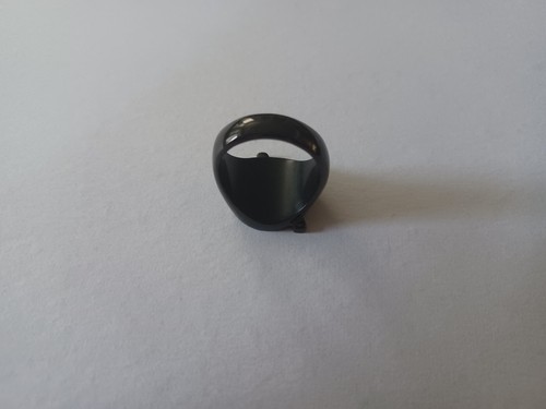 Marvel Stark Tower Avengers Campus Logo Black Stainless Steel Men's Ring Size 11 - Picture 3 of 5