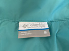 Women's Columbia Wind Breaker Rain Jacket with Hood Size Medium Aqua *preowned* — photo 6
