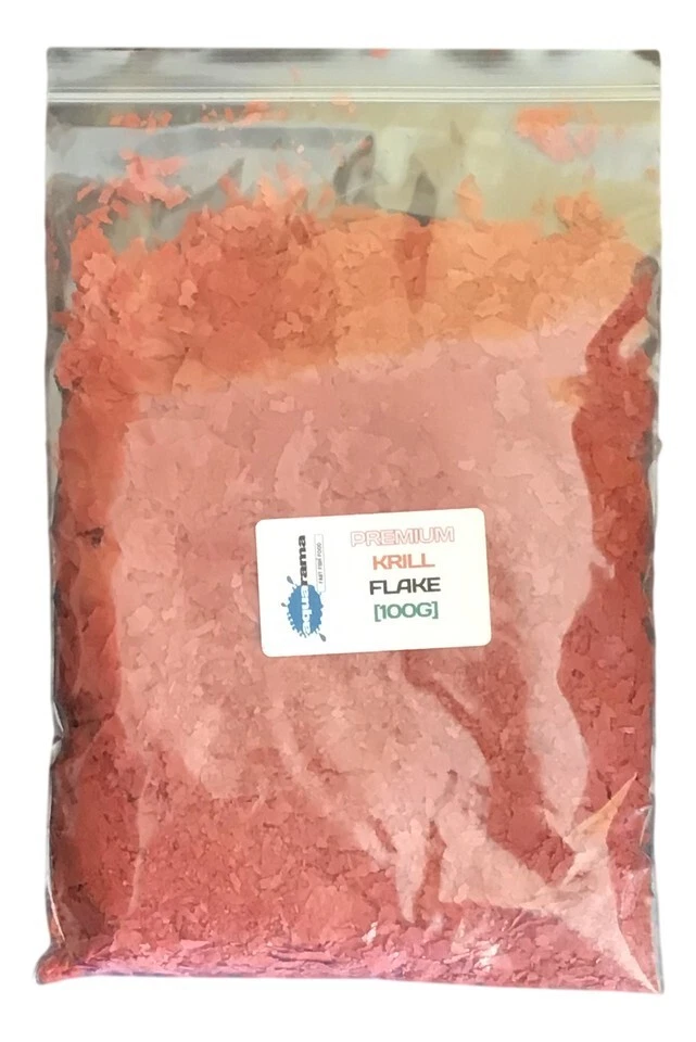 Krill Flake Tropical & Marine Fish Food Aquarama® Premium Grade [ 1 x 100g Bag ]