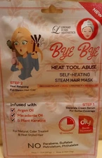 Lindsay Home Aesthetics Bye, Bye Heat Tool Abuse Self Heating Hair Mask 2 step