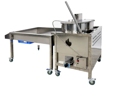 NEW 90 Quart Kettle Corn Making Machine Commercial Gourmet Popcorn Vending