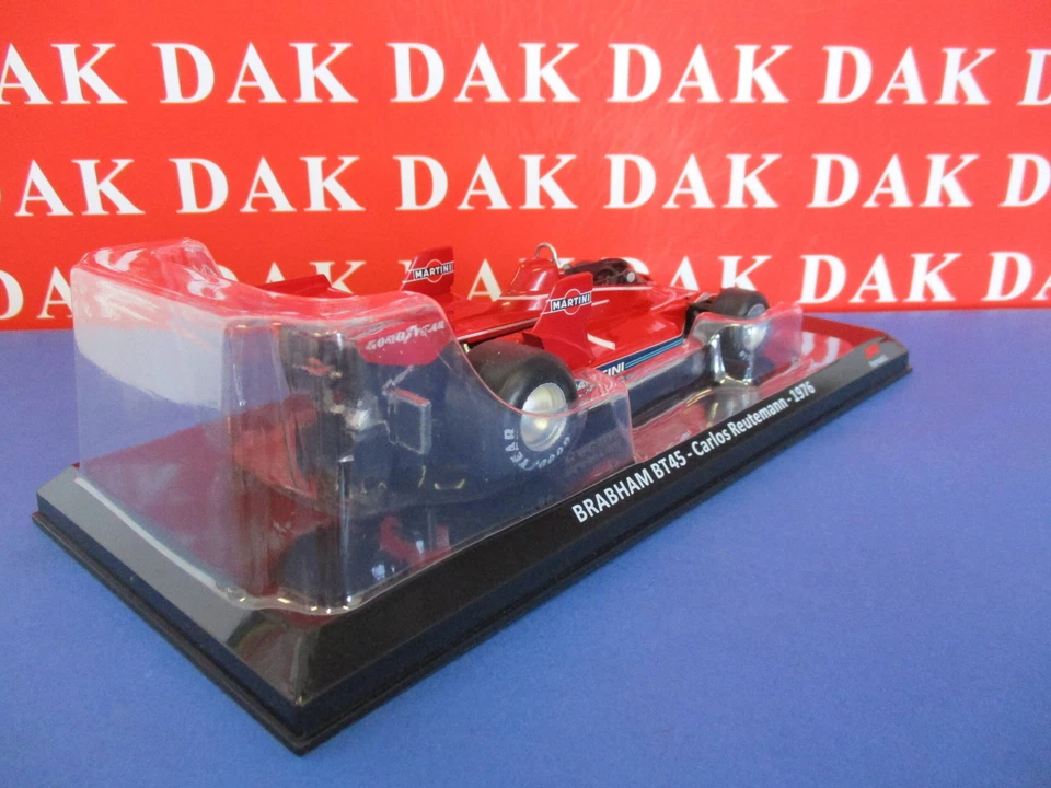 Die cast 1/24 Modellino Auto F1 Brabham BT45 Martini 1976 C. Reutemann - Immagine 3 di 4
