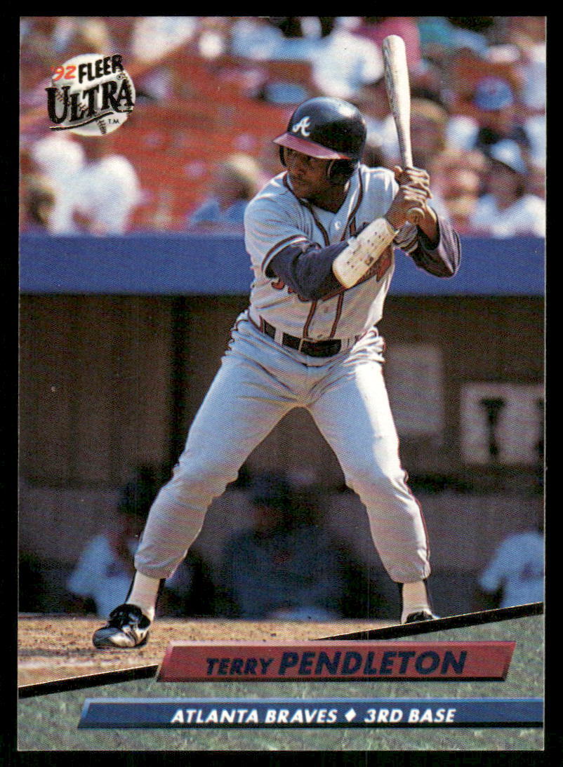 Terry Pendleton 1992 Fleer Ultra #167 Atlanta Braves