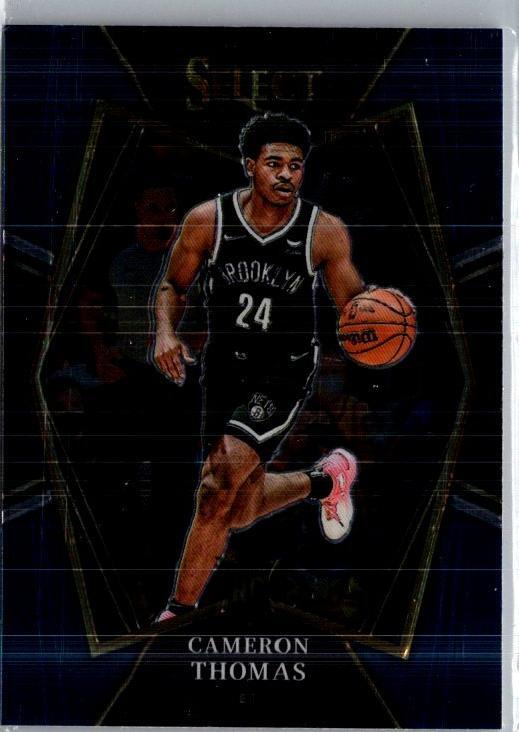 2021-22 Panini Select #126 Cameron Thomas Blue (Retail Base)