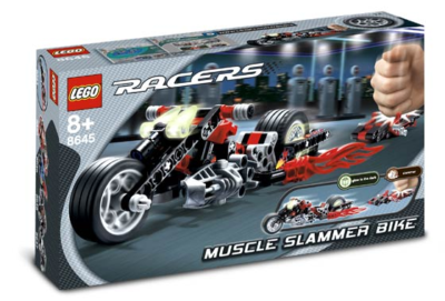 LEGO 8645 - Power Racers - Muscle Slammer Bike - 2005 - with LEGO 8645 - Power Racers - Muscle Slammer Bike - 2005 - with
