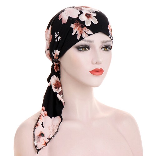 Womens Muslim Hijab Cancer Chemo Hat Turban Cap Cover Hair Loss Head Scarf Wrap† - Picture 29 of 41
