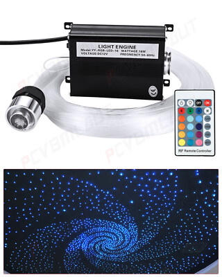Car/Home Headliner Star Light kit Roof Twinkle Ceiling Lights Fiber Optic US
