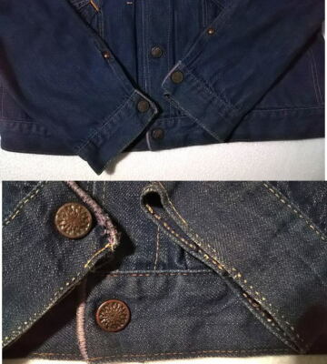 VTG 50s Bar C by Carwood Denim Jacket Selvedge denim Cowboy jacket