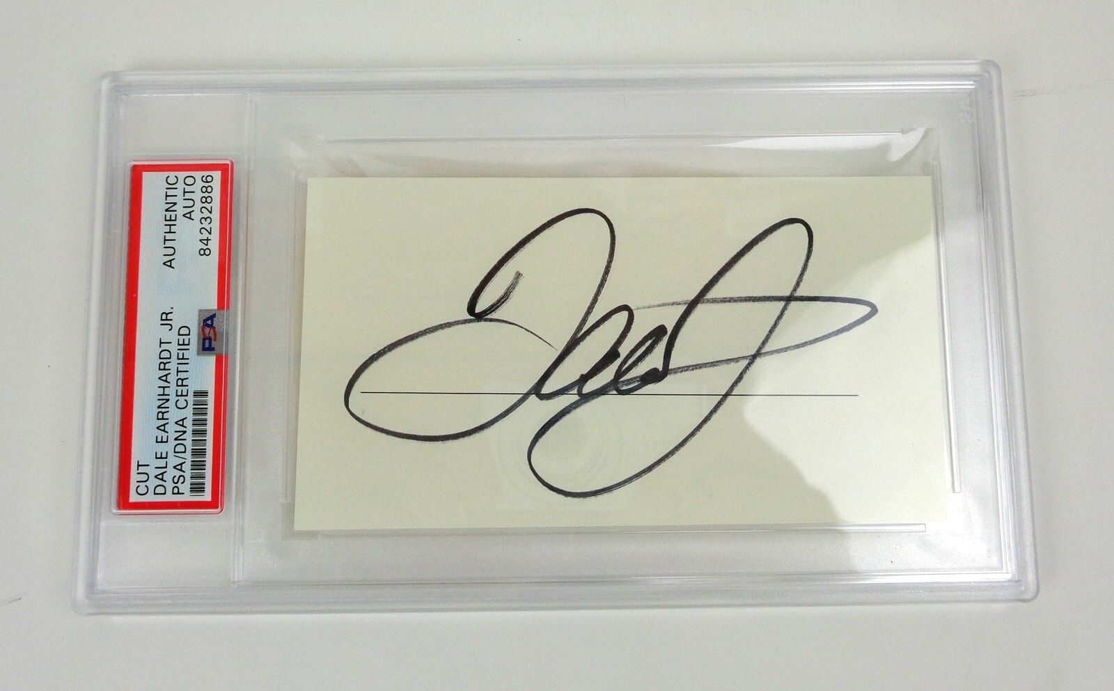 Dale Earnhardt Jr Nascar Signed Autograph Cut Signature PSA/DNA Slabbed COA