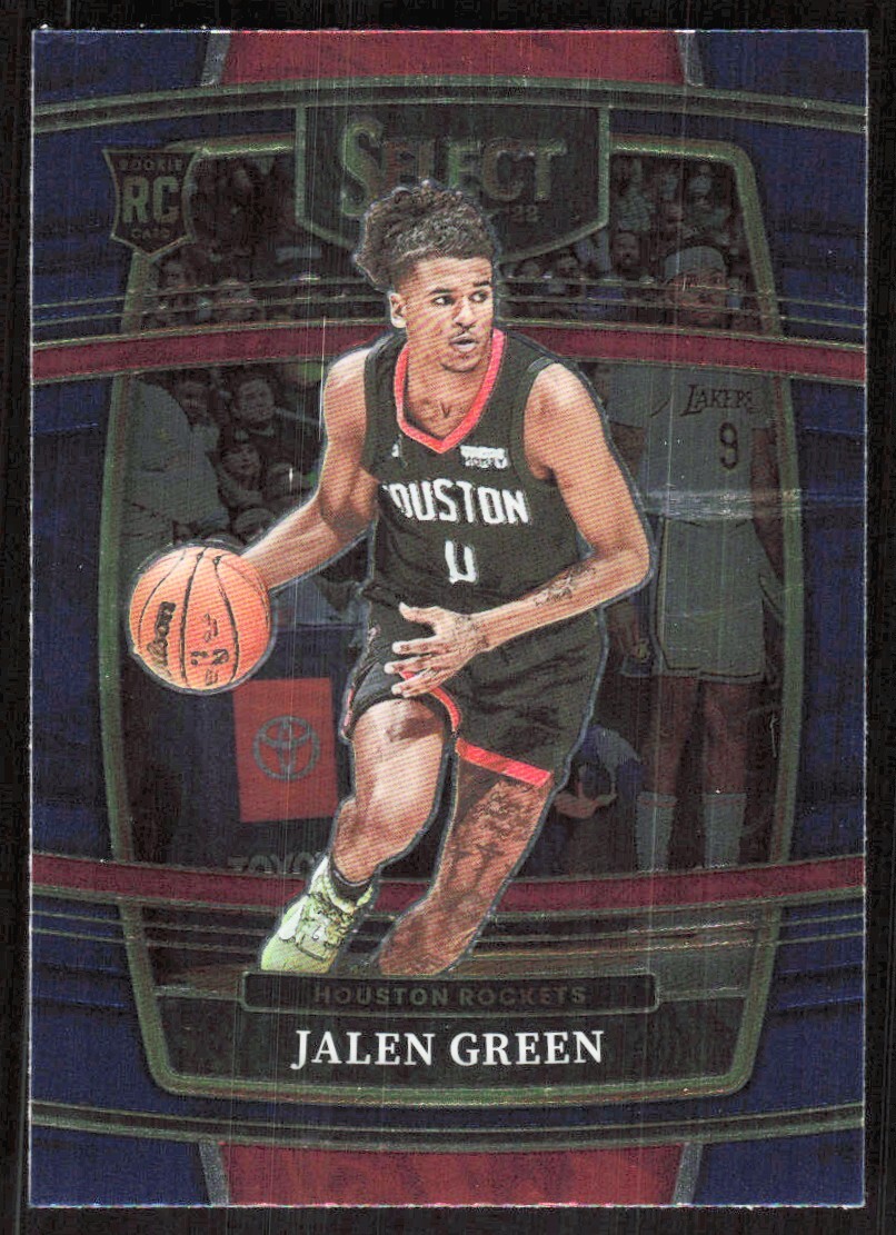 2021-22 3494A Panini Select Jalen Green Rookie Houston Rockets #7
