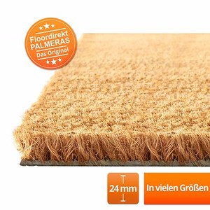Homescapes Kokos-Fußmatte 75x45 Cm – Geflochten, Rutschfest, Für Innen/außen