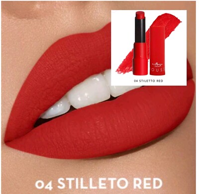 Italia Deluxe Mousse Matte Lipstick # 04 Stiletto Red