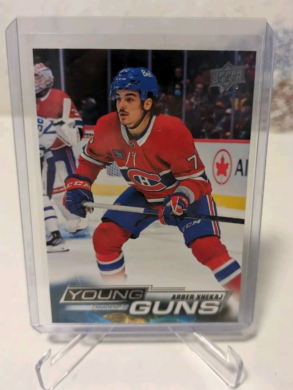 2022-23 UPPER DECK YOUNG GUNS Rookie ARBER XHEKAJ #490 MONTREAL CANADIENS
