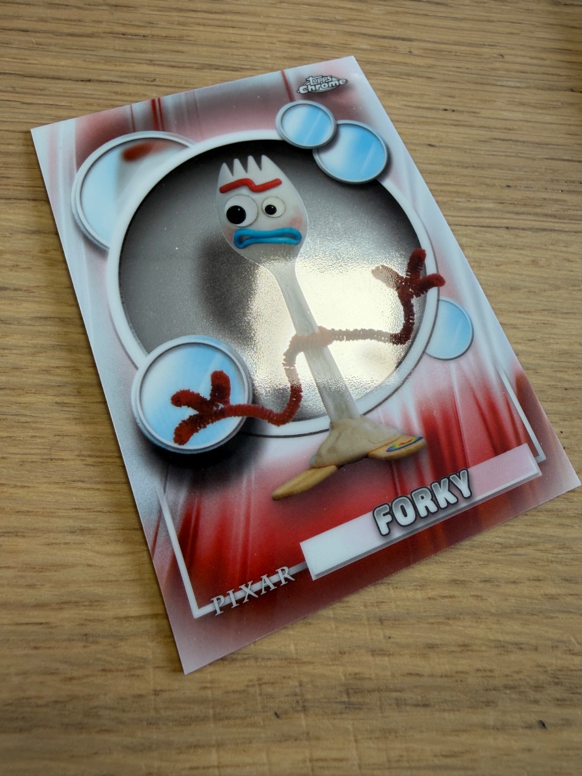 Topps 2026 Topps Chrome Disney Pixar Toy Story Forky #192 Refractor