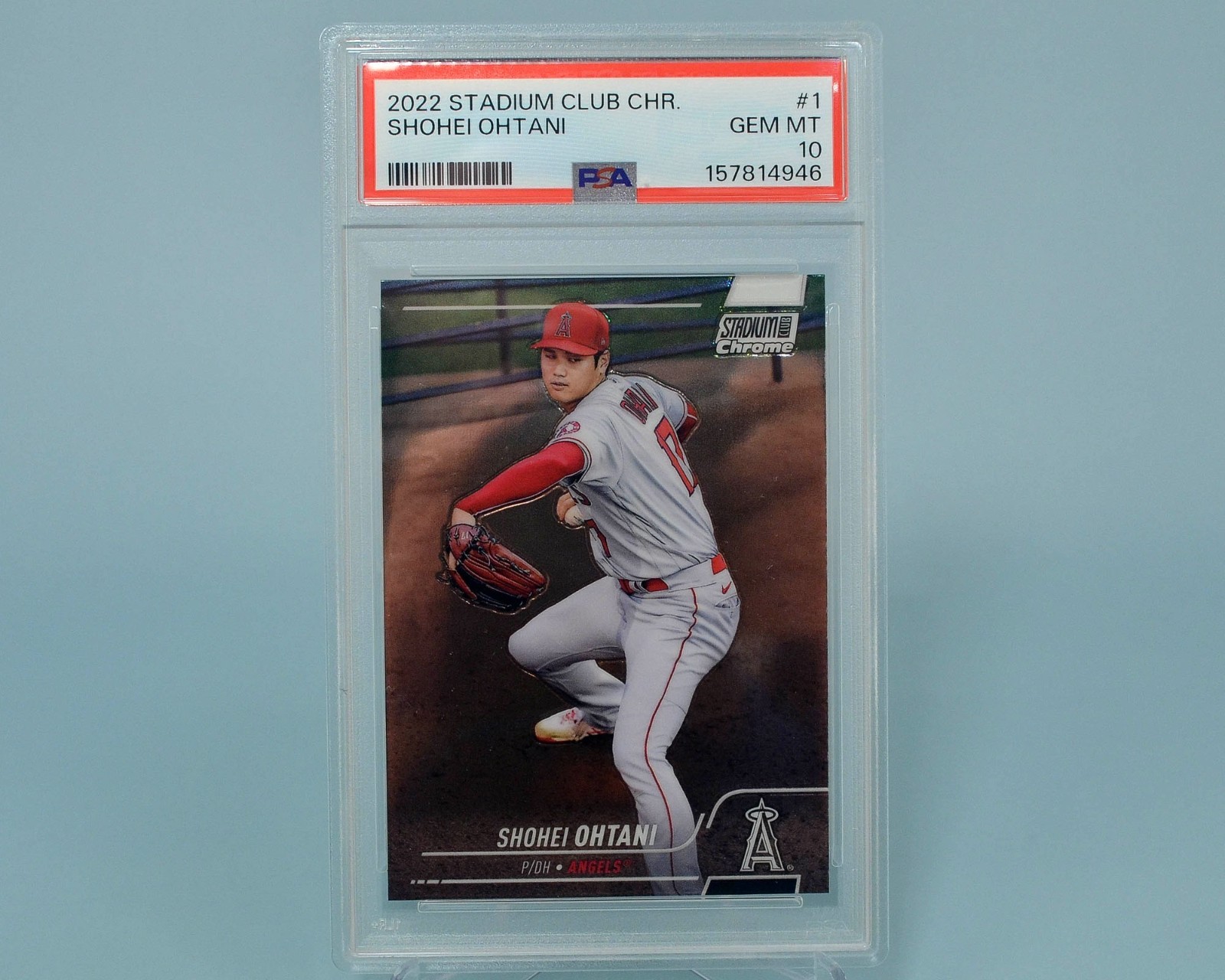 Shohei OHTANI 2022 Topps Stadium Club Chrome PSA 10