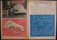 Camping Platform TENT TRAILER Camp KITCHEN How-To build PLANS
