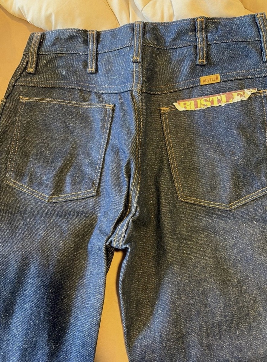 Vintage Rustler Jeans USA 30x30 Dark Wash Regular Fit 80s 90s | eBay