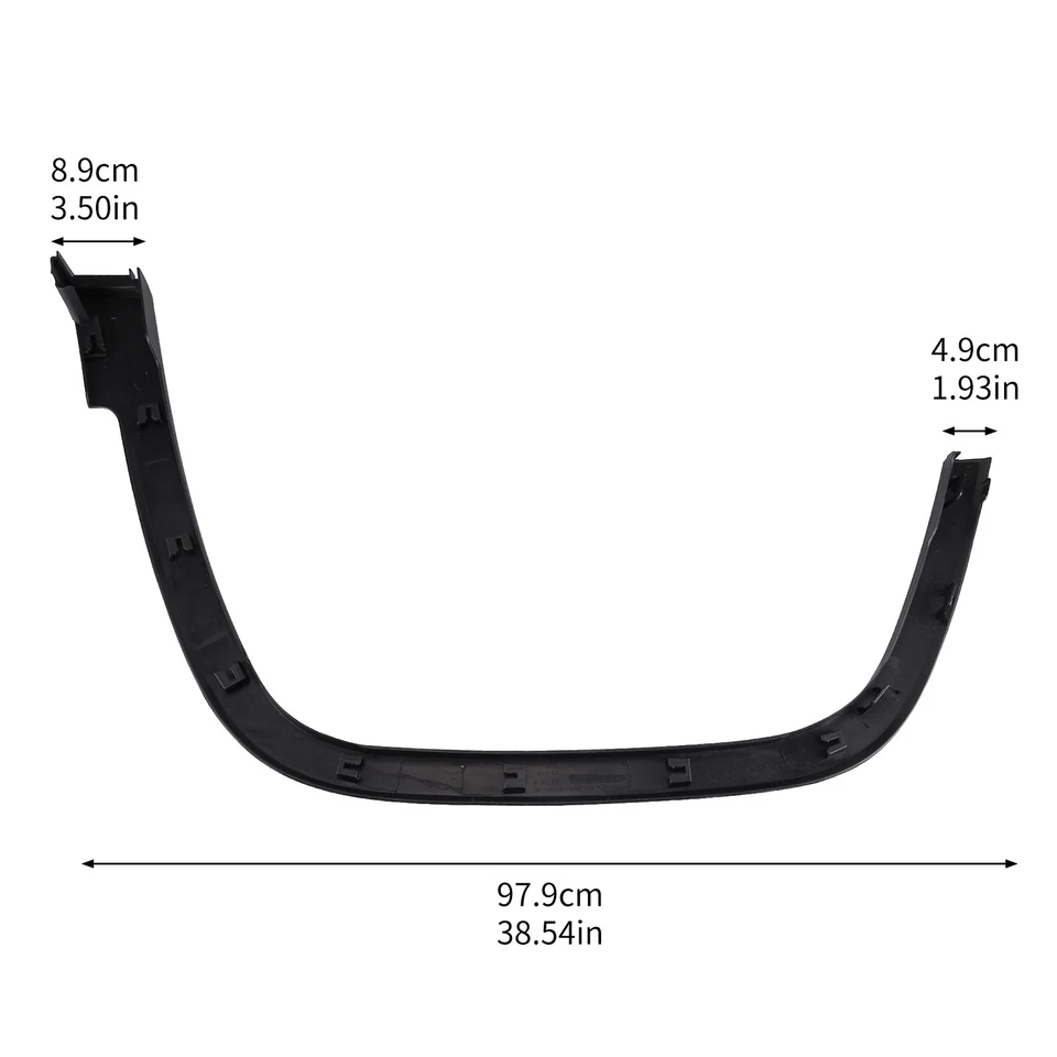 Para Jeep Cherokee 2014-2018 arco de rueda lateral derecho guardabarros moldura acampanada moldura derecha Foto 3 de 4