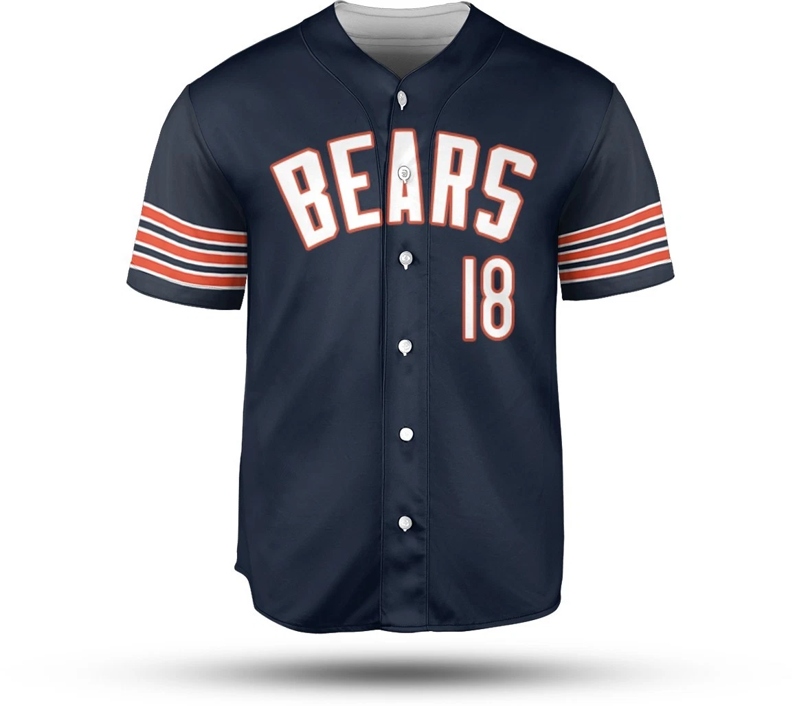 Caleb Williams #18 Name and Number Chicago Bears Team!